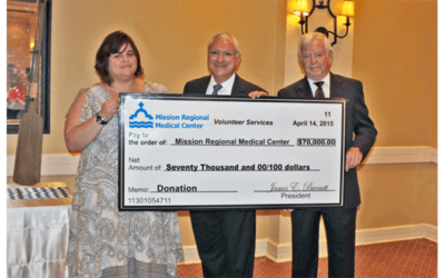 Mission Regional Medical Center’s Auxiliary Makes $70,000 Donation