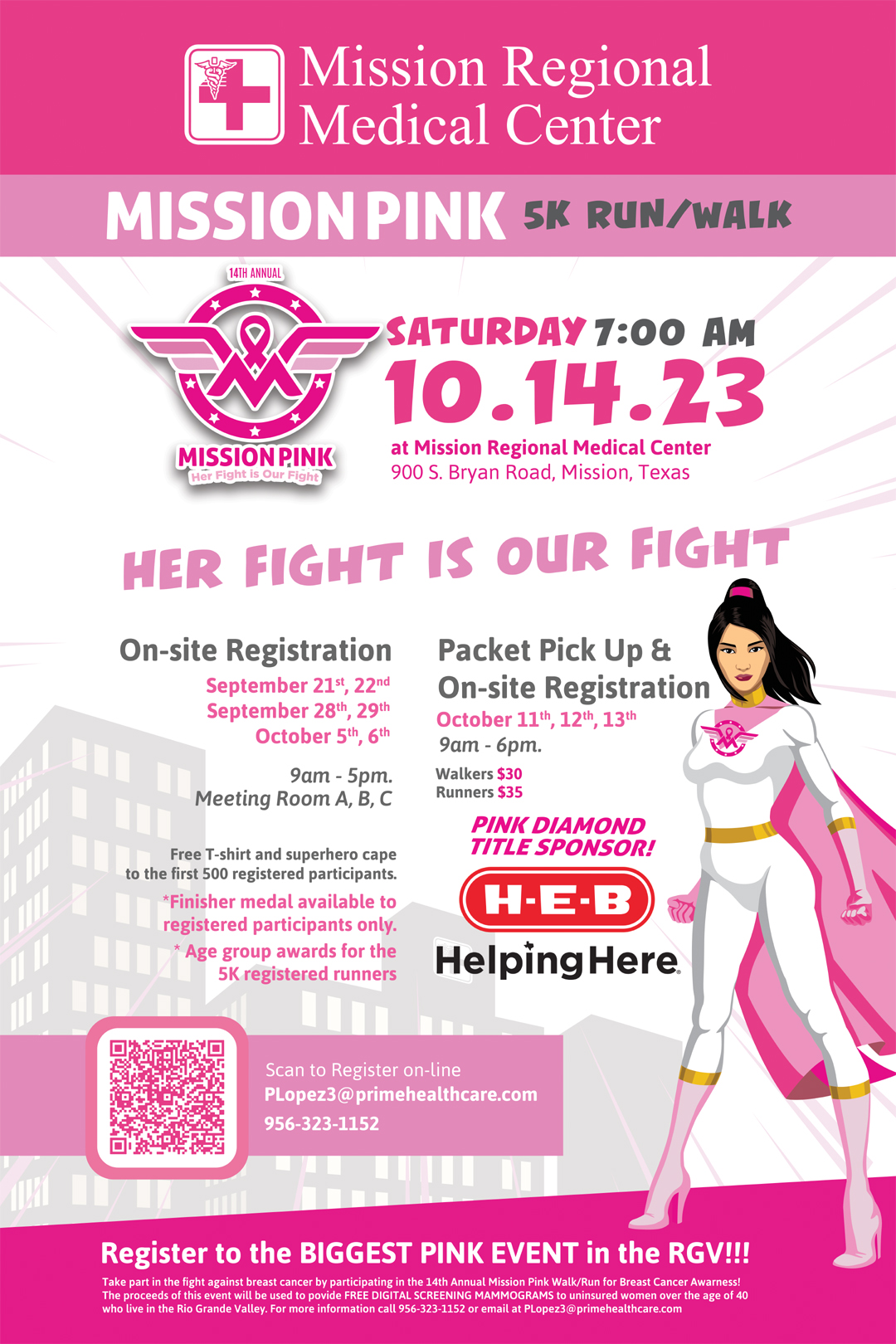Mission Pink poster - Mission Regional Medical Center