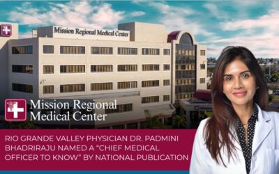 For the third time, Becker’s Healthcare recognizes Dr. Bhadriraju, who serves as Chief Medical Officer for Prime Healthcare in the Rio Grande Valley